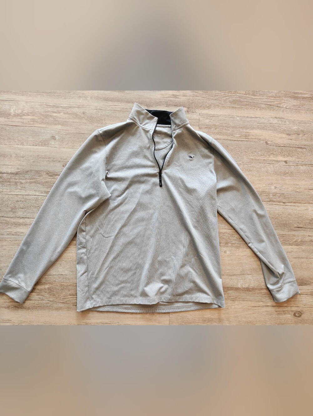 Vineyard Vines Youth XL Quarter Zip Gray Great Condition